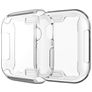 Mobigear Royal Coque Apple Watch - 40 mm Thin Coque en en TPU Souple - Argent