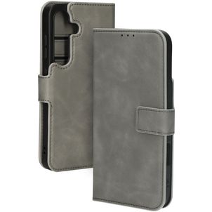 Mobiparts Classic Wallet Housse Samsung Galaxy S25 MagSafe Etui - Granite Grey