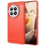 Mobigear Brushed Slim Coque OnePlus 13 Coque arrière en TPU Souple - Rouge