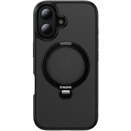 Valenta Frost Coque iPhone 16 MagSafe Coque arrière Rigide - Noir