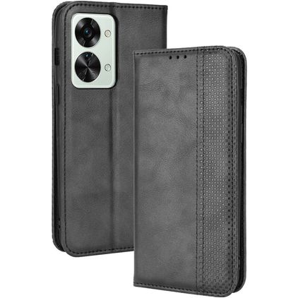 Mobigear Sensation Housse OnePlus Nord 2T 5G Etui Porte-Monnaie - Noir