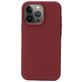 Mobiparts Coque iPhone 13 Pro Coque arrière en Silicone - Plum Red