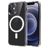 Mobigear Crystal Transparent iPhone 12 MagSafe Plastique rigide Coque arrière - Transparent