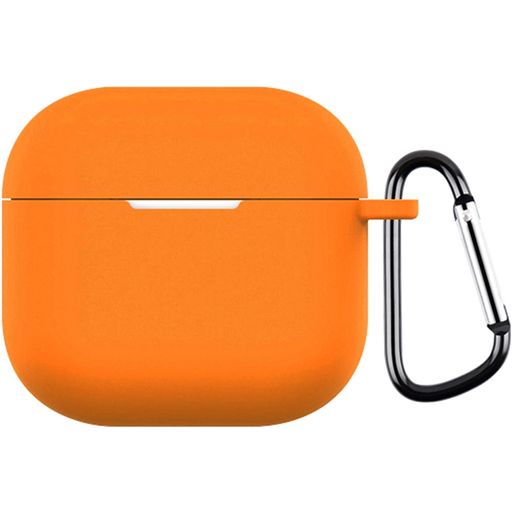 Mobigear Colors Coque Apple AirPods 4 Coque en Silicone Souple - Orange