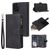 Mobigear Zipper Housse iPhone 12 Etui Porte-Monnaie - Noir