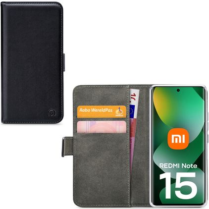 Mobilize Classic Gelly Housse Xiaomi Redmi Note 17 Etui Porte-Monnaie - Noir