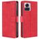 Mobigear Croco Housse Motorola Edge 30 Ultra Etui Porte-Monnaie - Rouge