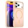 Mobigear Shockproof Coque iPhone 17 Pro Max MagSafe Coque arrière Rigide - Rouge Powder