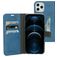 Mobiparts Classic Wallet Housse iPhone 12 Pro Max Etui Porte-Monnaie - Steel Blue
