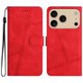 Mobigear Stitch Housse iPhone 17 Pro Max Etui Porte-Monnaie - Rouge