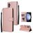 Mobigear Wallet Housse Samsung Galaxy S25 FE Etui Porte-Monnaie - Rose doré