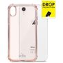 My Style Protective Flex Coque iPhone XR Coque arrière en TPU Souple Anti-Chocs - Soft Pink