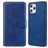 Mobigear Wallet iPhone 12 Pro Max Étui Portefeuille - Bleu
