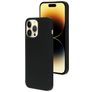 Mobiparts Coque iPhone 14 Pro Max Coque arrière en Silicone - Noir