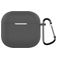Mobigear Colors Coque Apple AirPods 4 Coque en Silicone Souple - Gris