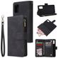 Mobigear Zipper Housse Samsung Galaxy A41 Etui Porte-Monnaie - Noir