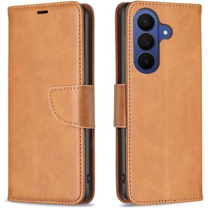 Mobigear Excellent Housse Samsung Galaxy A27 Etui Porte-Monnaie - Cognac