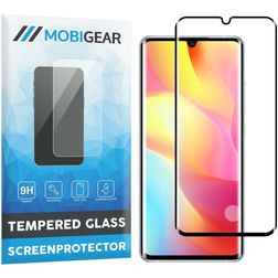 Mobigear Premium Xiaomi Mi Note 10 Lite Verre trempé Protection d'écran - Compatible Coque - Noir