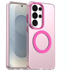 Mobigear Shockproof Coque Samsung Galaxy S26 Ultra MagSafe Coque arrière Rigide - Rouge