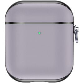 Valenta Snap Coque Apple AirPods 2 Coque en Cuir Véritable - Violet