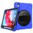 Mobigear SureGrip XGuard Coque iPad Air 11 Pouces (2024) Coque arrière en Plastique rigide,Silicone + Porte-crayon + Bandoulière + Support Amovible - Bleu