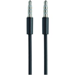 Mobiparts Câble Jack 3 / 5 mm vers Jack 3 / 5 mm 1 mètre - Noir