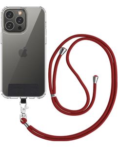 Mobigear Lanyard - Cordon de téléphone universel ajustable - Rouge