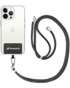 Mobigear Lanyard - Cordon de téléphone universel ajustable - Gris