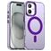 Mobigear Shockproof Coque iPhone 18 MagSafe Coque arrière Rigide - Violet