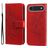 Mobigear Flowers Housse iPhone Air Etui Porte-Monnaie - Rouge