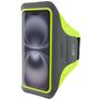Mobiparts Comfort Fit Brassard Téléphone iPhone 16 Brassard Coque de Sport en Neoprène - Neon Green