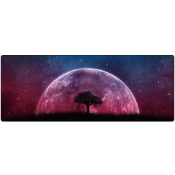 Mobigear Anti-Slip - Tapis de souris - 40 x 90 CM - Galaxy Tree