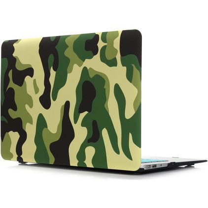 Mobigear Design MacBook Air 13 Pouces (2010-2019) Coque - Jungle Camauflage - Model A1369 / A1466
