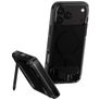 CARE by PanzerGlass Kickstand iPhone 18 Pro Max MagSafe Plastique rigide Coque arrière Antichoc avec béquille - Noir