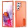 Mobigear Rugged Stand Coque Samsung Galaxy S23 Ultra Coque arrière Rigide Anti-Chocs avec Support Amovible - Orange