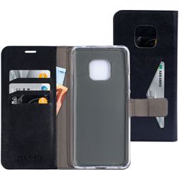 Mobiparts Classic Wallet Housse Huawei Mate 20 Pro Etui Porte-Monnaie - Noir