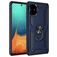 Mobigear Armor Ring Coque Samsung Galaxy A71 Coque arrière Rigide Anti-Chocs avec Anneau-Support - Bleu