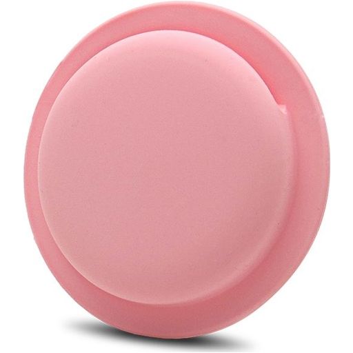Mobigear Sticky Disc Coque Apple AirTag Coque en Silicone Souple - Rose