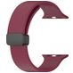 Mobigear Sport Mag Bracelet Silicone Apple Watch Fermeture magnétique - 42/41/40/38 mm - Bordeaux