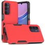 Mobigear Heavy Armor Coque Samsung Galaxy A16 Coque arrière Rigide Anti-Chocs - Rouge