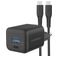 Mobilize Wall Charger - Double USB / USB-C USB-C 1.2 mètres Power Delivery 30W - Noir