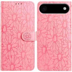 Mobigear Flowers iPhone Air Étui Portefeuille - Rose