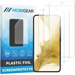 Mobigear Samsung Galaxy S22 Plus Protection d'écran Film - Compatible coque (Lot de 3)