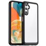 Mobigear Crystal Samsung Galaxy A54 Plastique rigide Coque arrière - Transparent / Noir