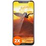Mobigear Nokia 8.1 Verre trempé Protection d'écran - Compatible Coque (Lot de 2)
