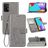 Mobigear Clover Housse Samsung Galaxy A52 Etui Porte-Monnaie - Gris