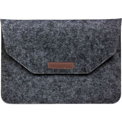 Mobigear Envelope Pochette Ordinateur portable en Feutre (max 25 cm x 37 cm) Housse ordinateur - Noir