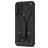 Mobigear Armor Stand Coque Samsung Galaxy A03s Coque arrière Rigide Anti-Chocs avec Support Amovible - Noir