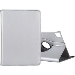 Mobigear DuoStand Coque iPad Pro 12.9 Pouces (2021) Etui Rotatif - Argent