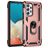 Mobigear Armor Ring Samsung Galaxy A53 Plastique rigide Coque arrière Antichoc avec bague de maintien - Rose doré